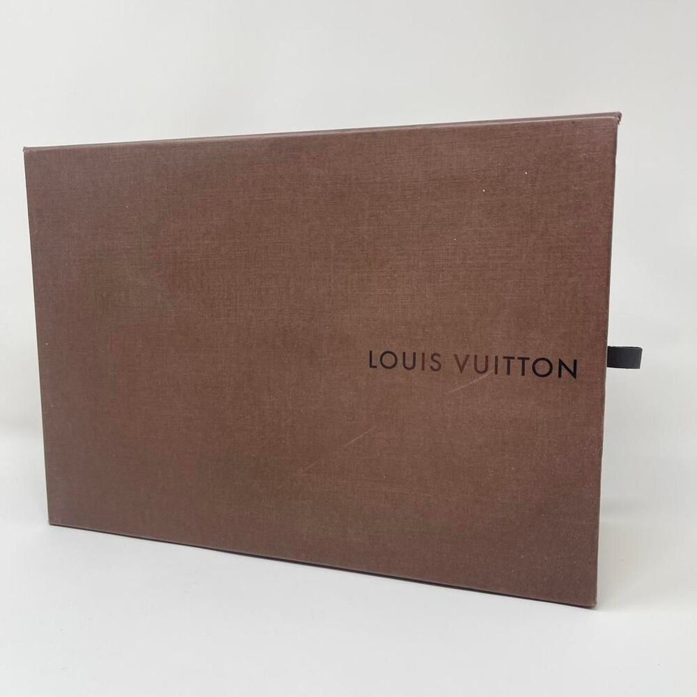 Vintage Louis Vuitton Brown Shoe Box Authentic Storage Organization Home Decor